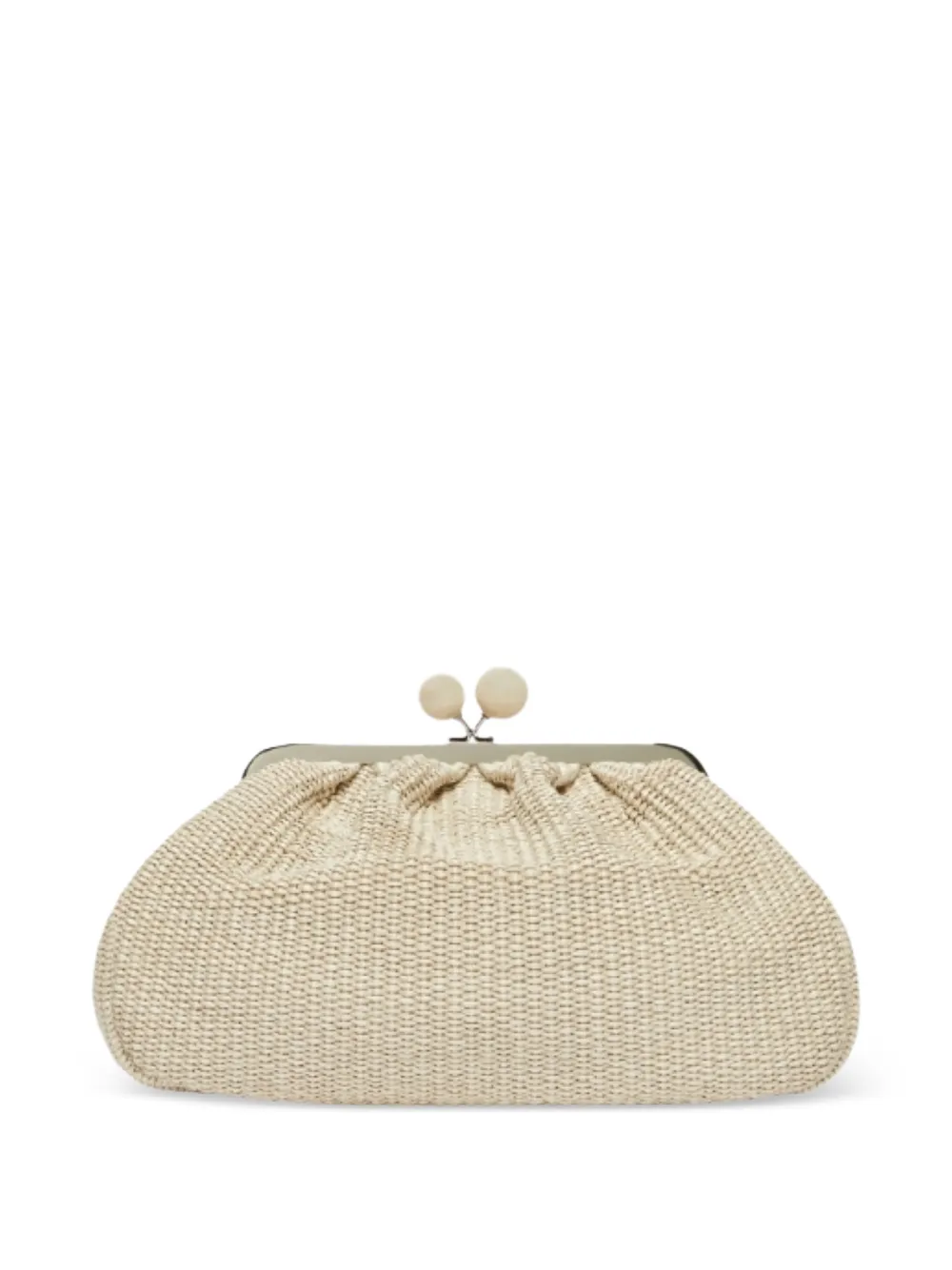  Weekend Max Mara Medium Pasticcino Sphere Clasp Shoulder Bag - Neutrals 