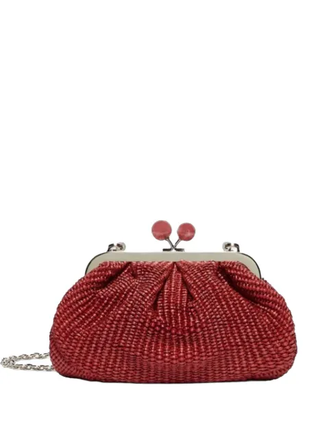 Weekend Max Mara petit sac cabas Pasticcino à design tressé effet raphia
