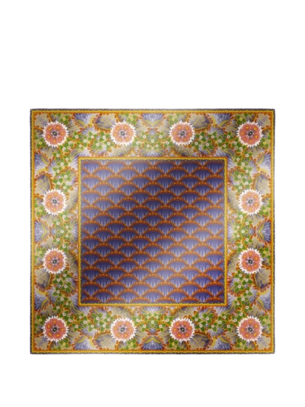 Weekend Max Mara floral patterned scarf - Blu