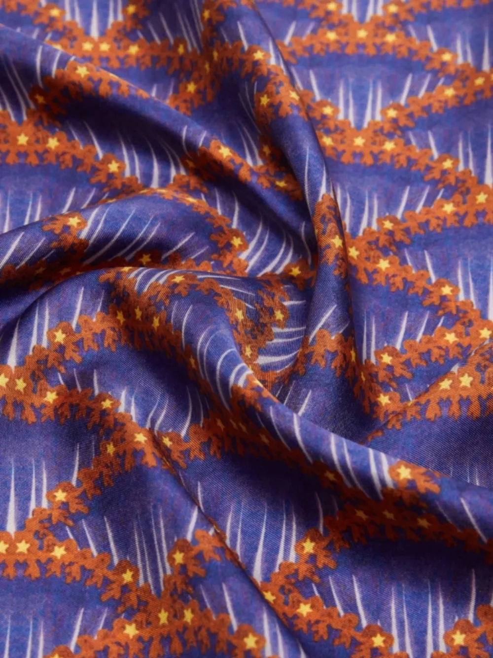  Weekend Max Mara Floral Patterned Scarf - Blue 