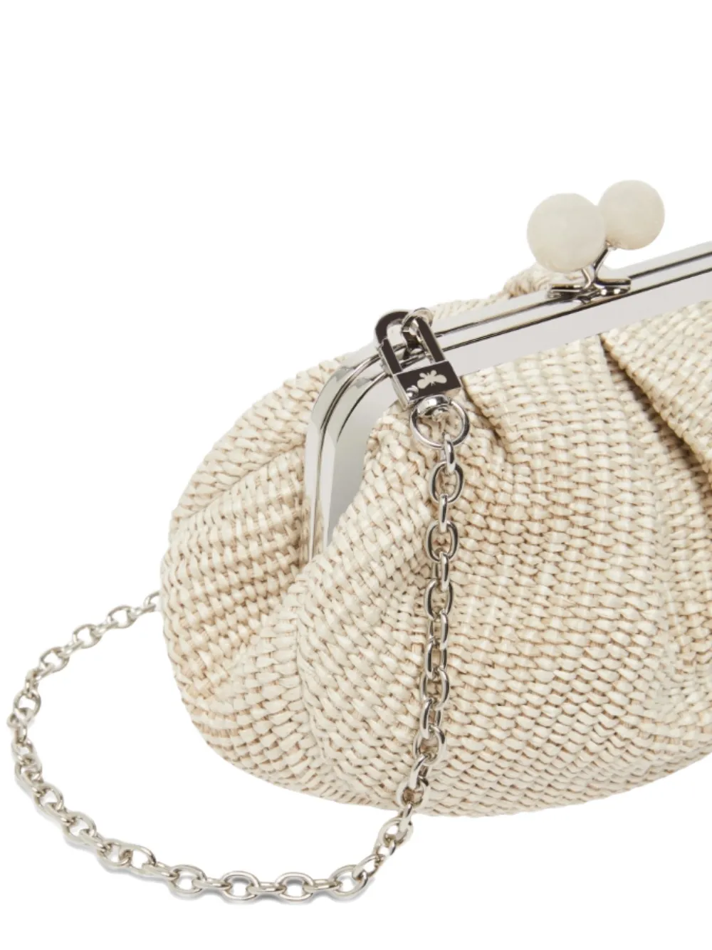 Weekend Max Mara Medium Pasticcino Clutch Bag - White 