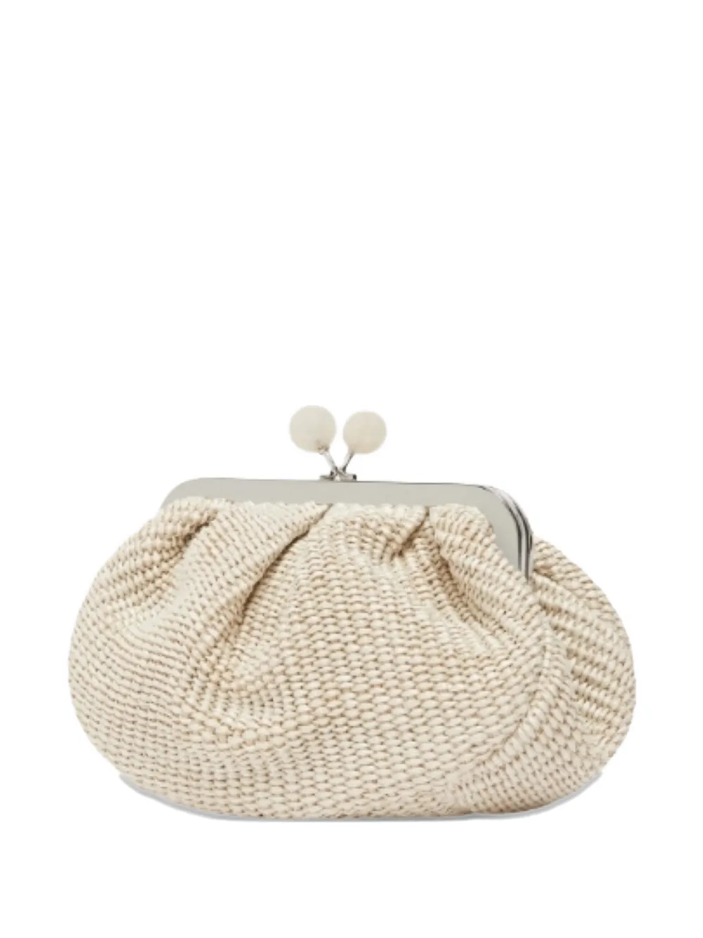 Weekend Max Mara medium Pasticcino clutch bag - Bianco