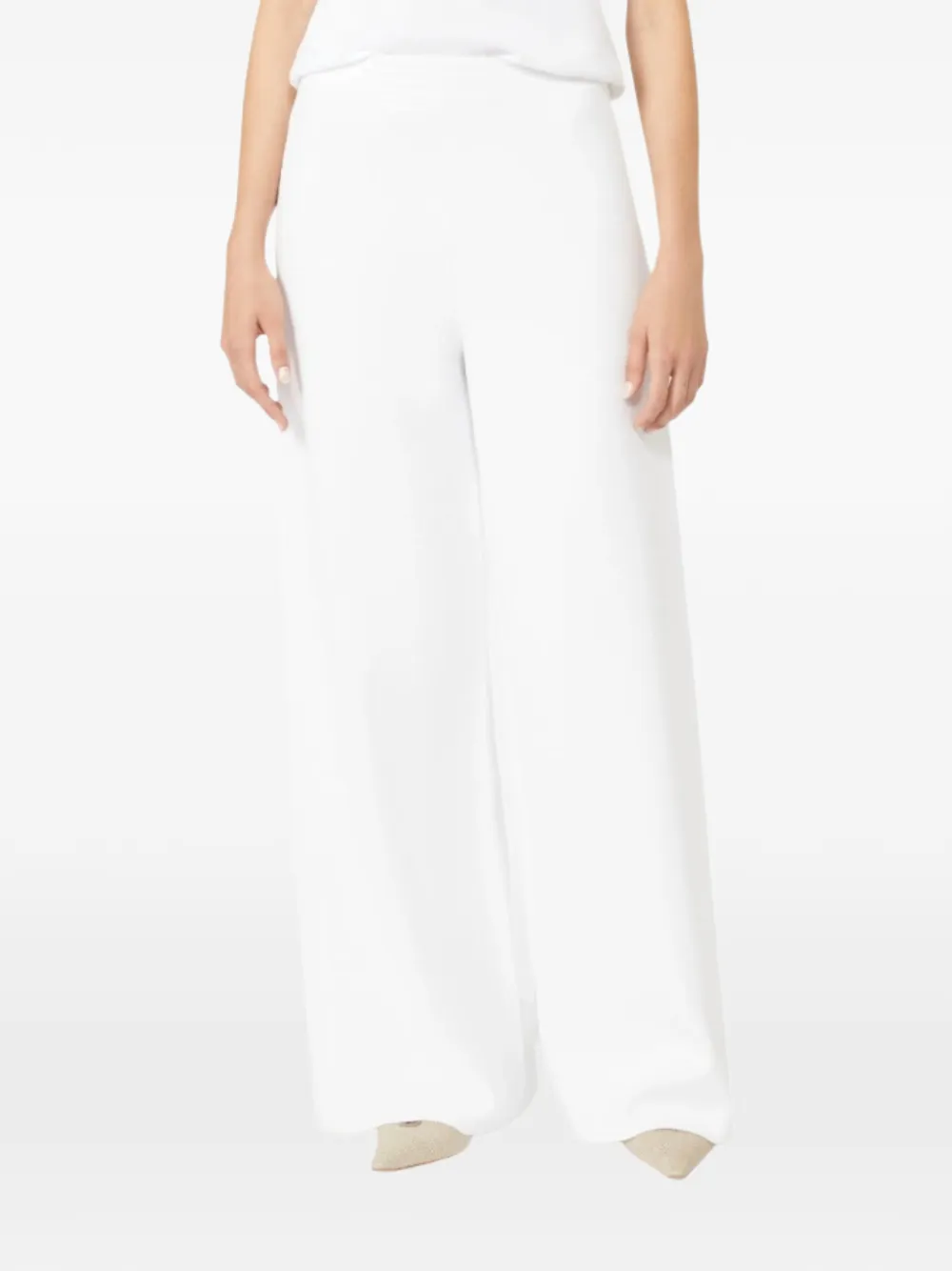 Max Mara wide-leg trousers - Bianco