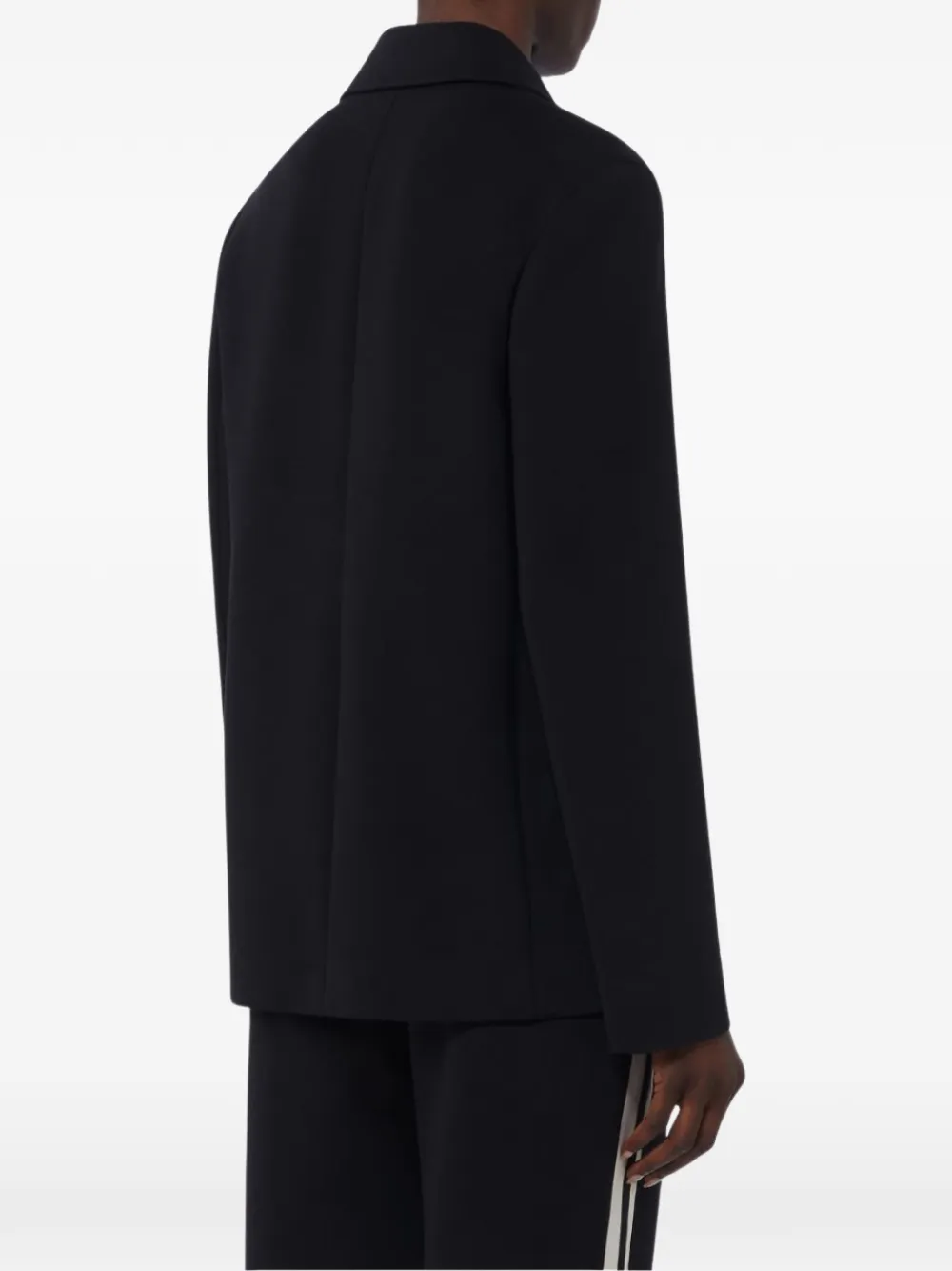  's Max Mara Single-breasted Cotton Blazer - Black 
