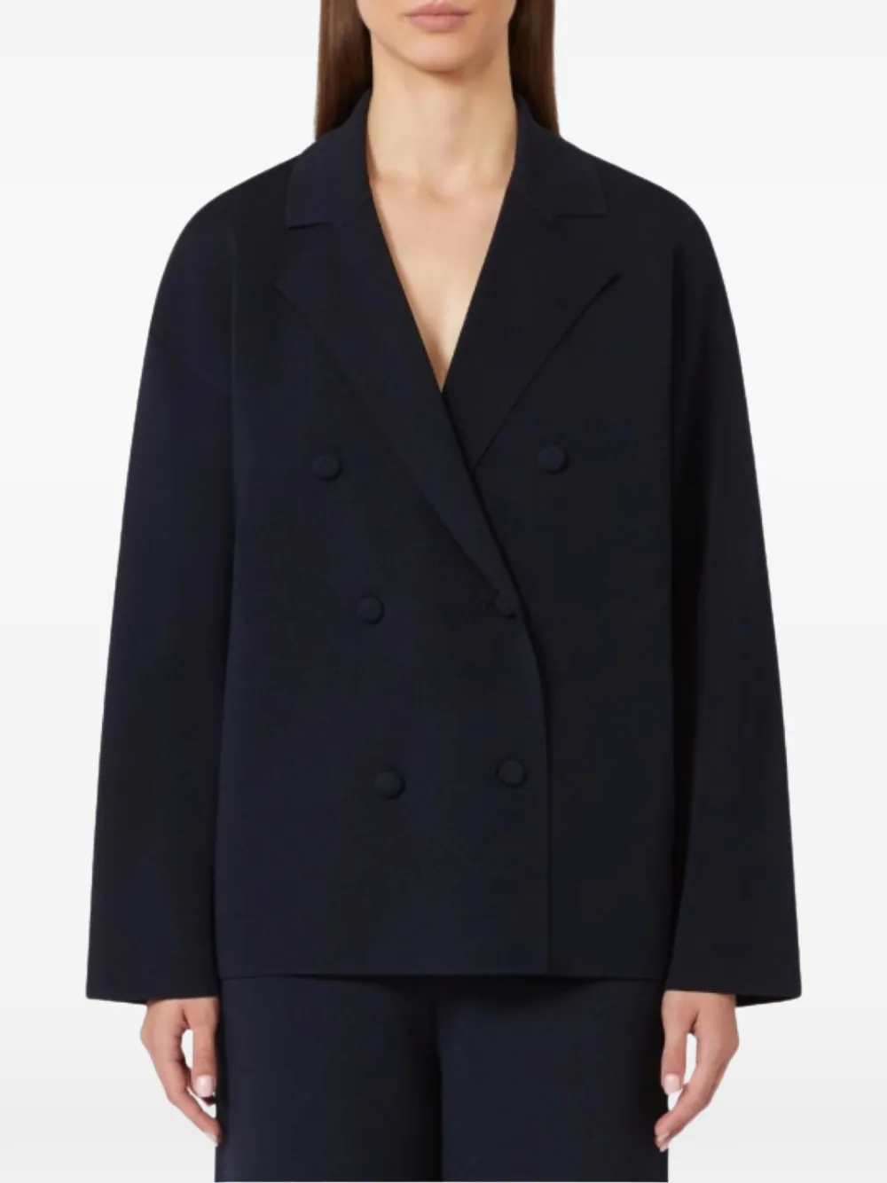  Max Mara Double-breasted Blazer - Blue 