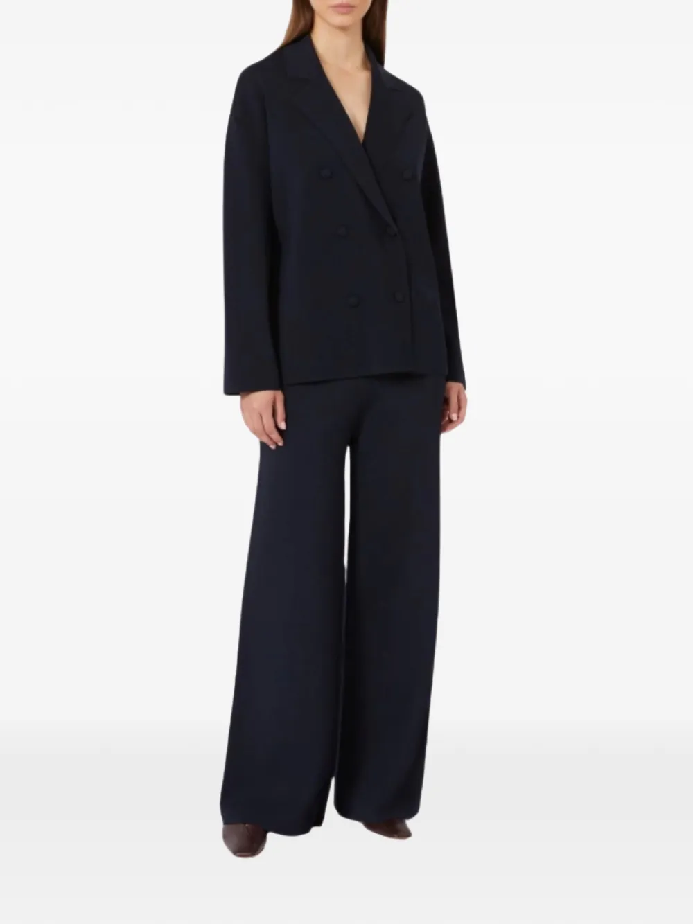  Max Mara Double-breasted Blazer - Blue 