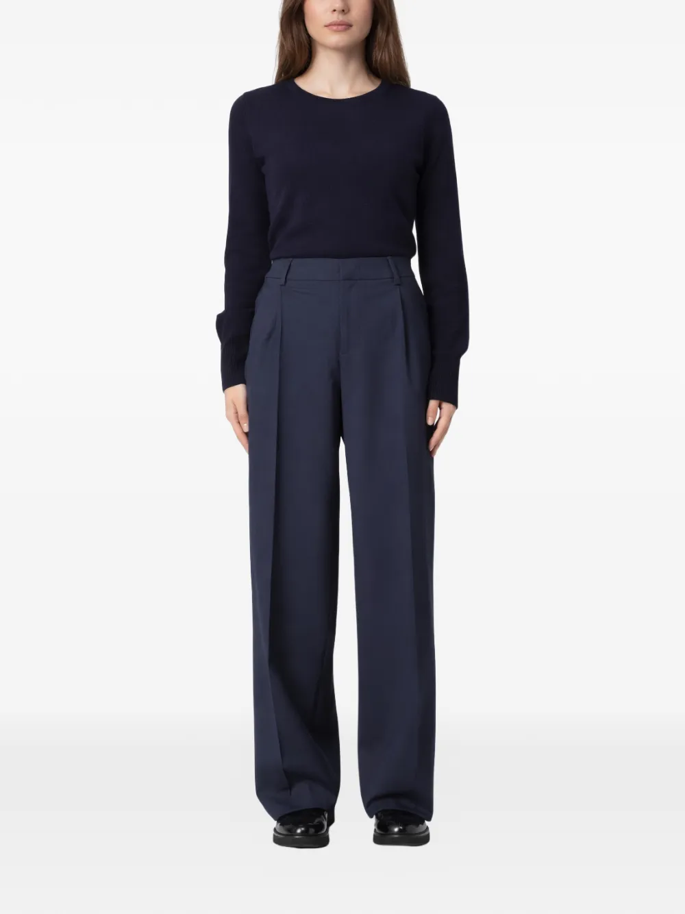 PT Torino Iola geplooide broek Blauw