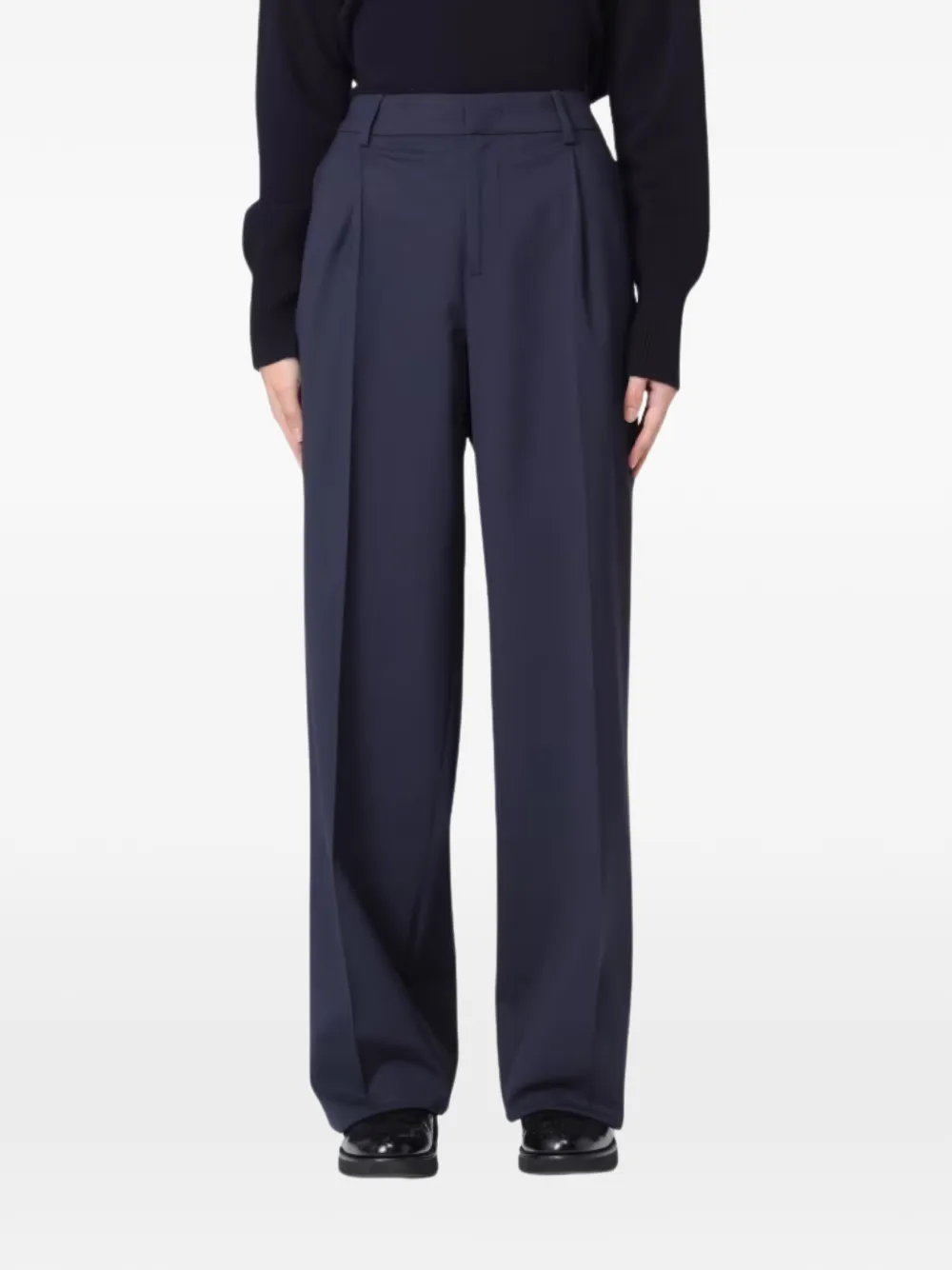 PT Torino Iola geplooide broek Blauw