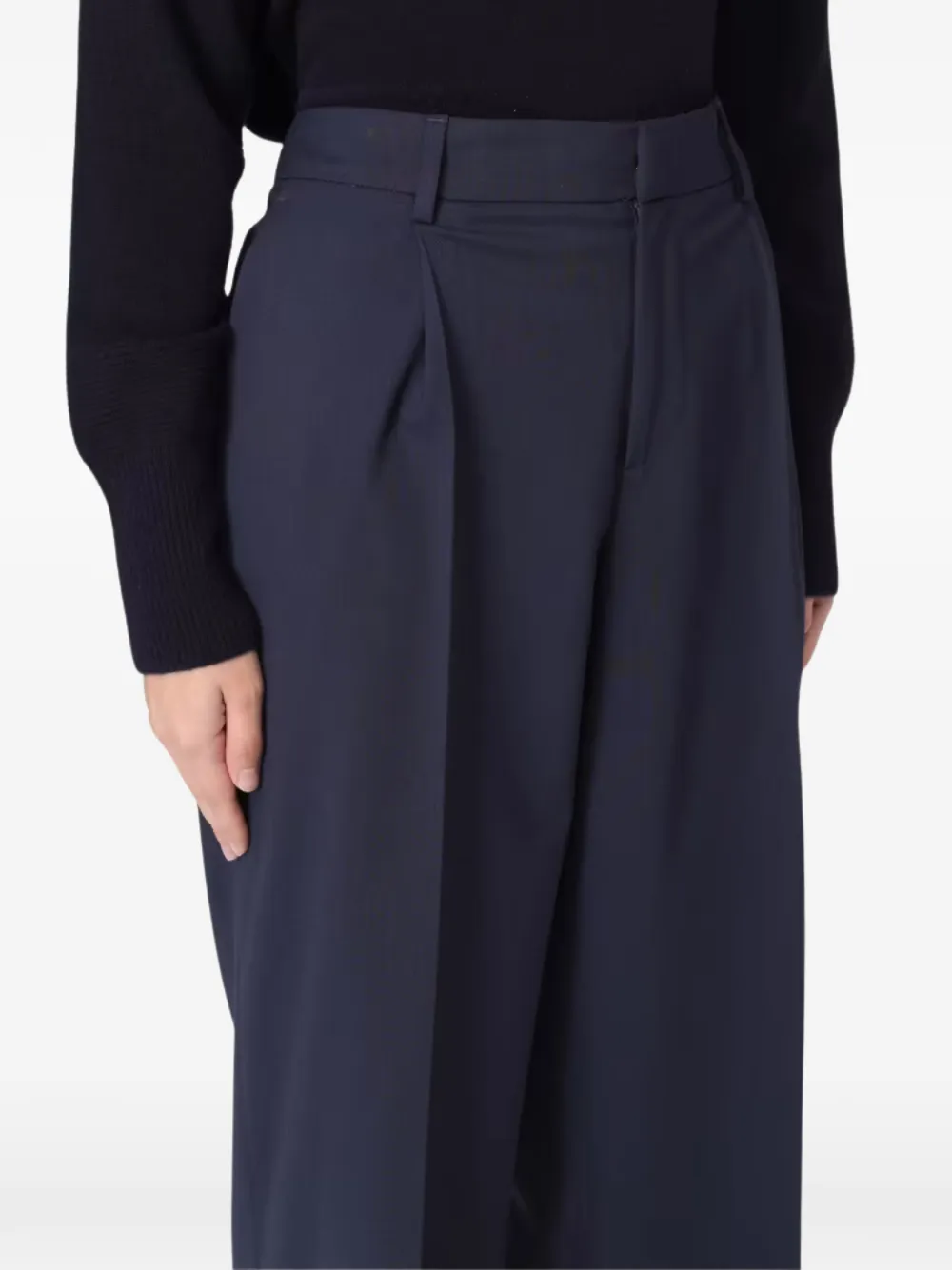 PT Torino Iola geplooide broek Blauw