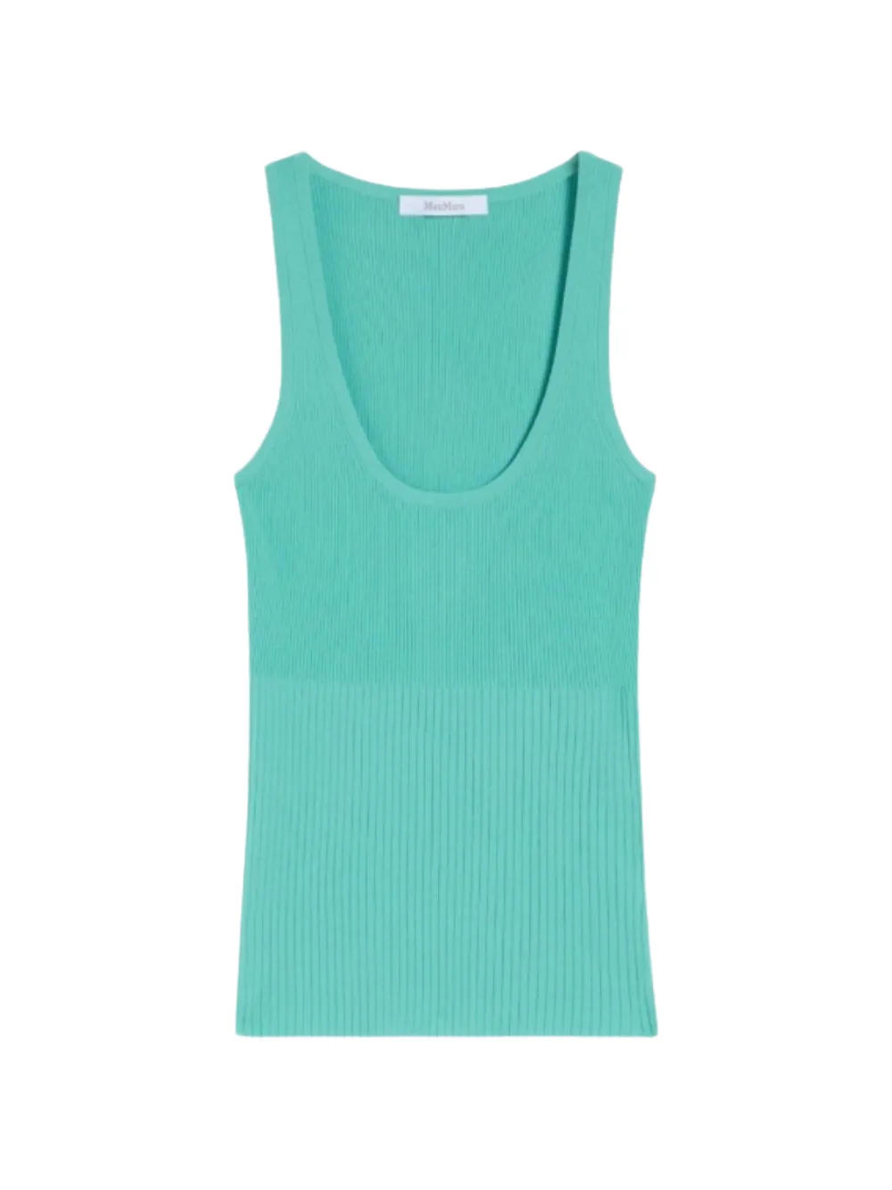 Max Mara Mxmghiro ribbed tank top - Verde
