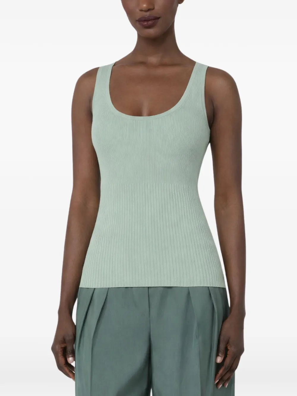 Mxmghiro Ribbed Knit Top