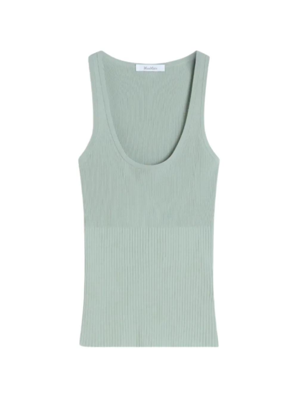 Max Mara Mxmghiro ribbed knit top - Verde