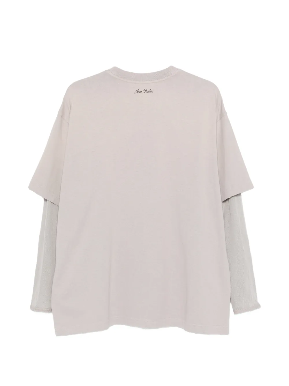 Acne Studios Layred Graphic T-shirt - Neutrals 
