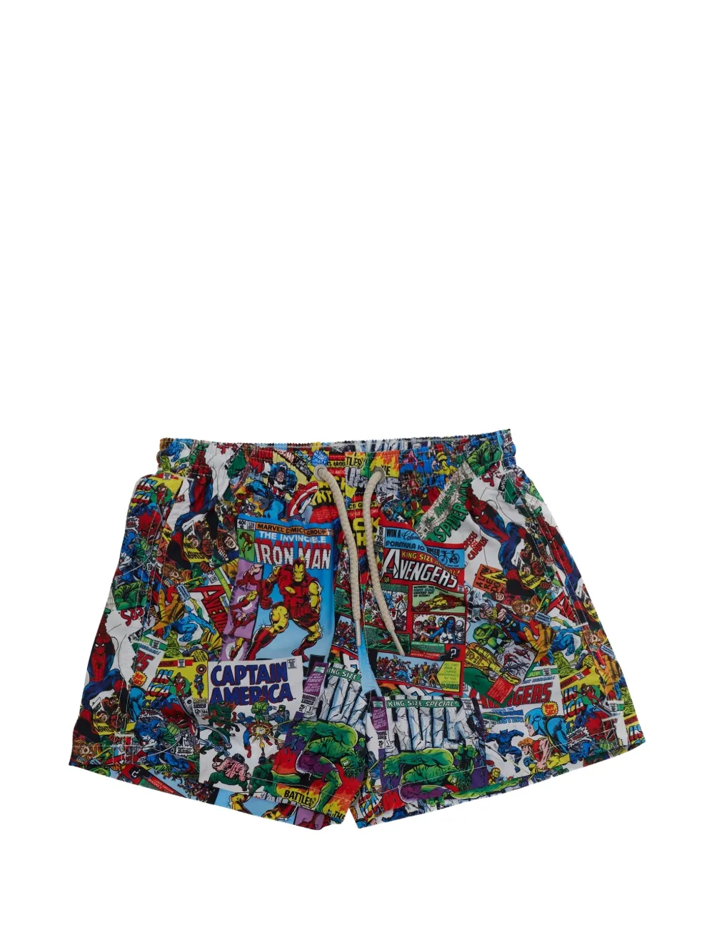 MC2 Saint Barth Kids comic-print swim shorts - Bianco