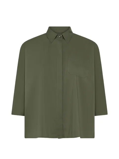Cruna Elide patch-pocket shirt