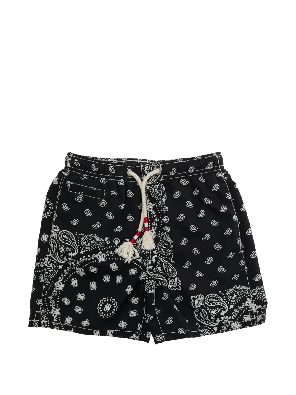 MC2 Saint Barth Kids paisley-print swim shorts - Nero