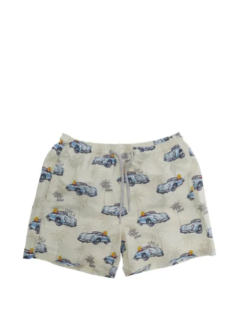 MC2 Saint Barth Kids shorts de playa con estampado gráfico