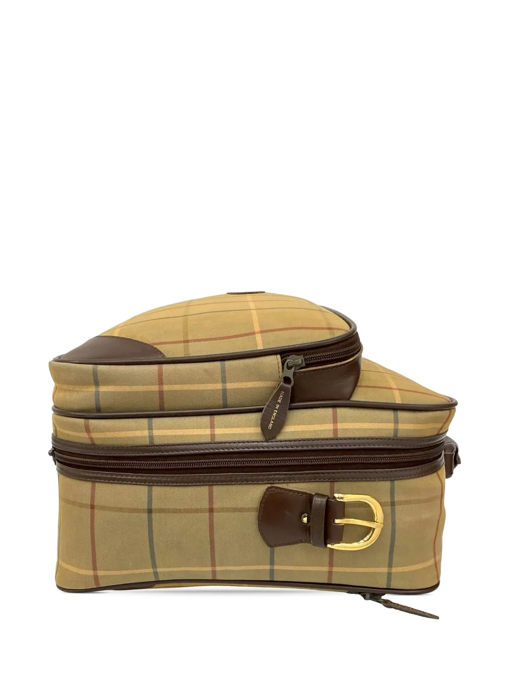 20th Century Vintage Check Canvas Business Bag