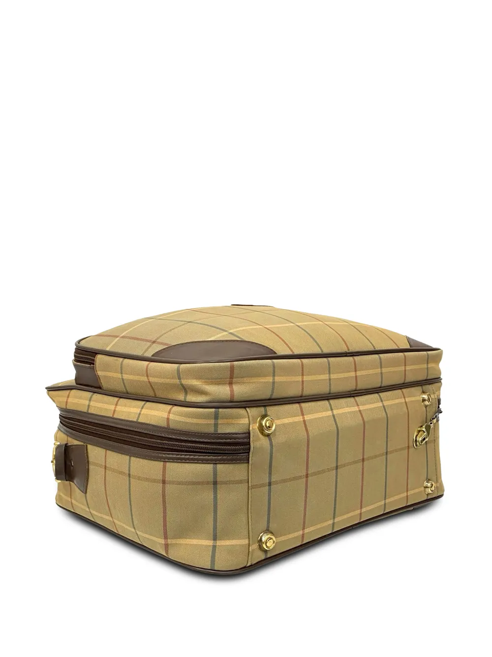 20th Century Vintage Check Canvas Business Bag
