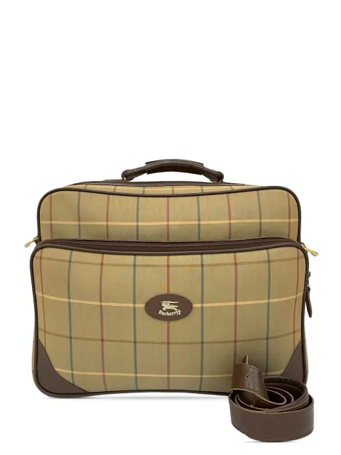 Burberry Pre-Owned bolsa bucket de lona con Vintage Check del siglo XX