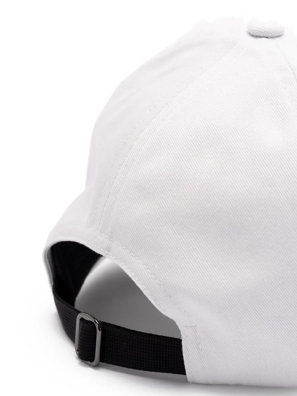 Moncler Honkbalpet met logopatch Wit
