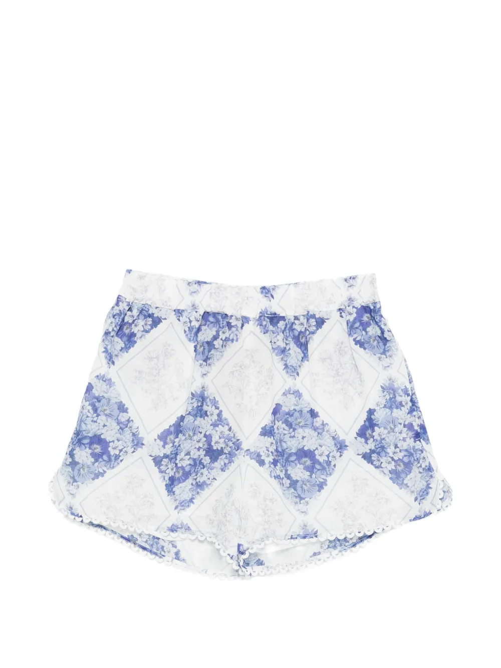 TWINSET floral-print shorts - Blu