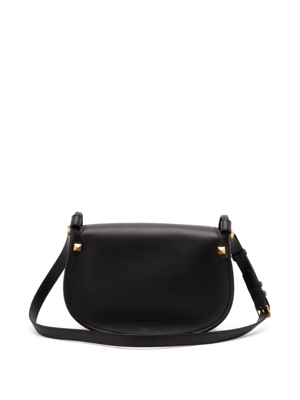 Valentino Garavani Rockstud leren tas met gesp Zwart
