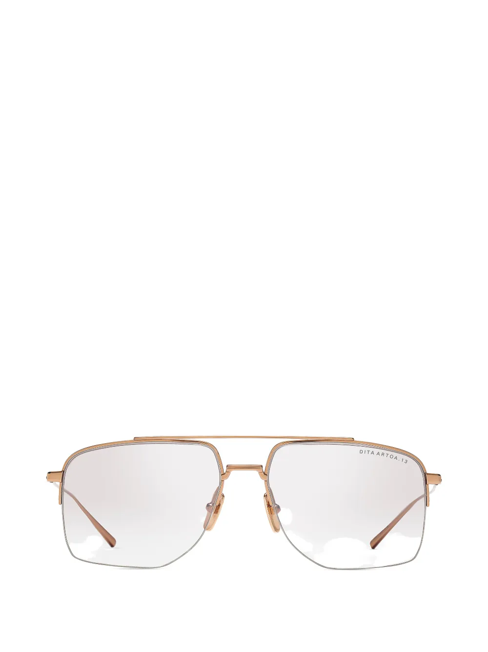 Dita Eyewear Square-frame Glasses In Gold