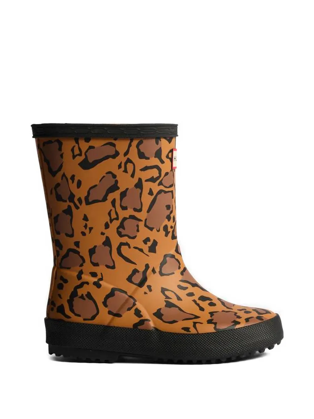 Hunter Kids leopard rain boots Bruin