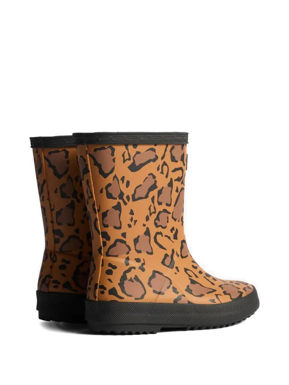 Hunter Kids leopard rain boots Bruin