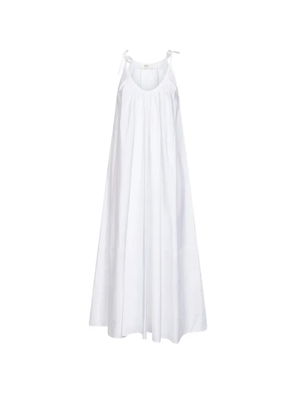 Co Tie-fastening Maxi Dress in White