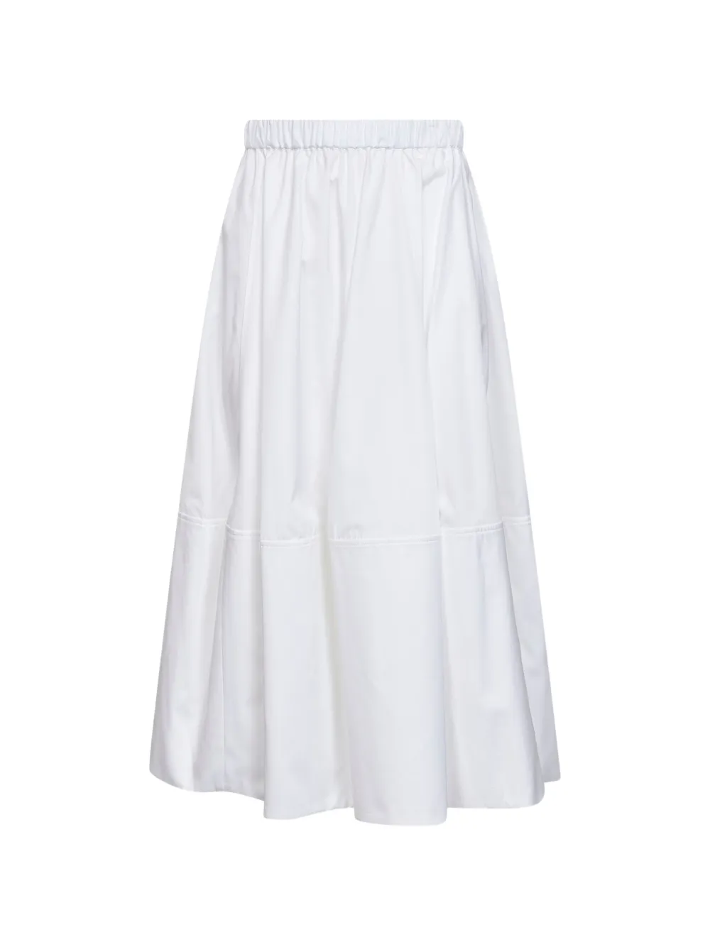 Co elasticated gathered skirt - Bianco