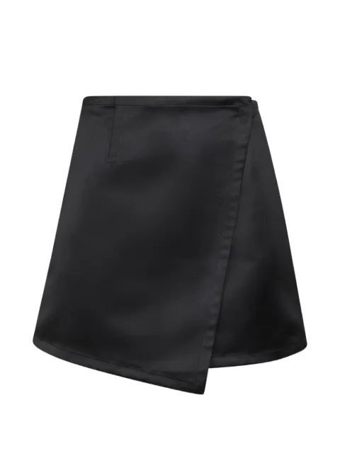Co asymmetric wrap skirt