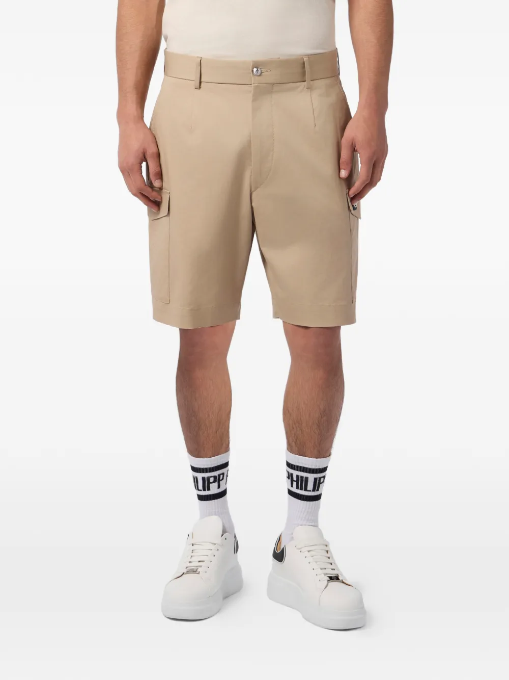  Philipp Plein Cargo Shorts - Neutrals 