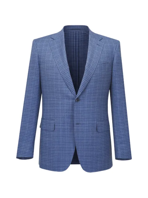 Canali checkered button jacket