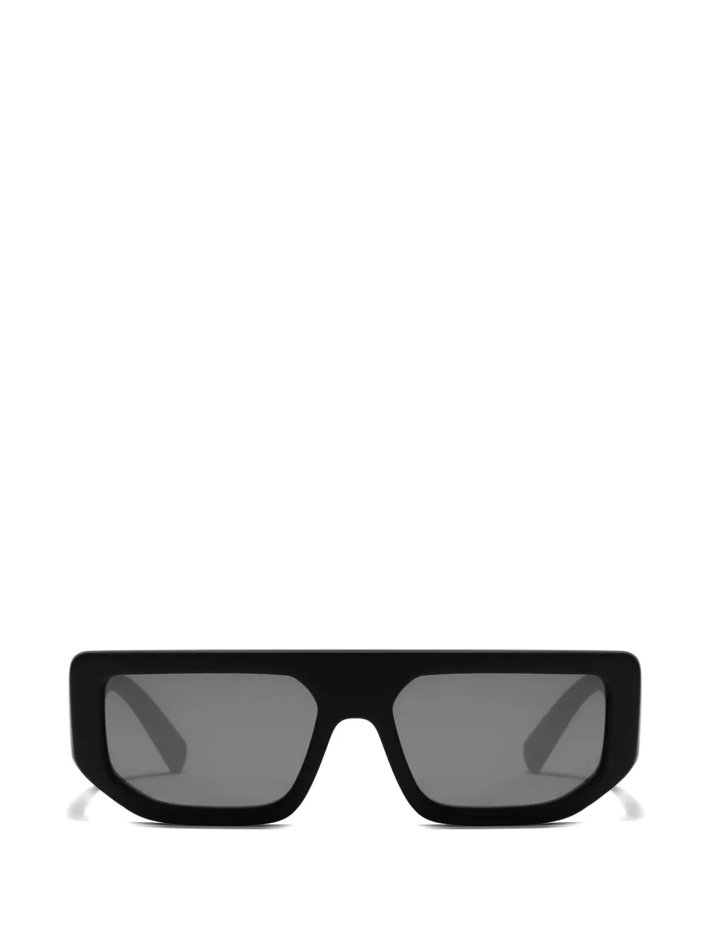 Dolce & Gabbana Eyewear DG logo rectangle sunglasses - Nero