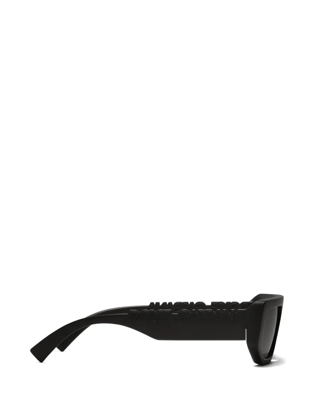  Dolce & Gabbana Eyewear Dg Logo Rectangle Sunglasses - Black 