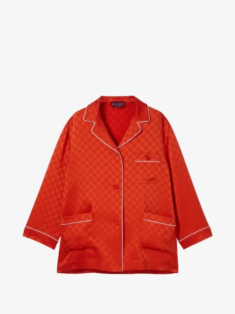 Gucci hammered GG shirt