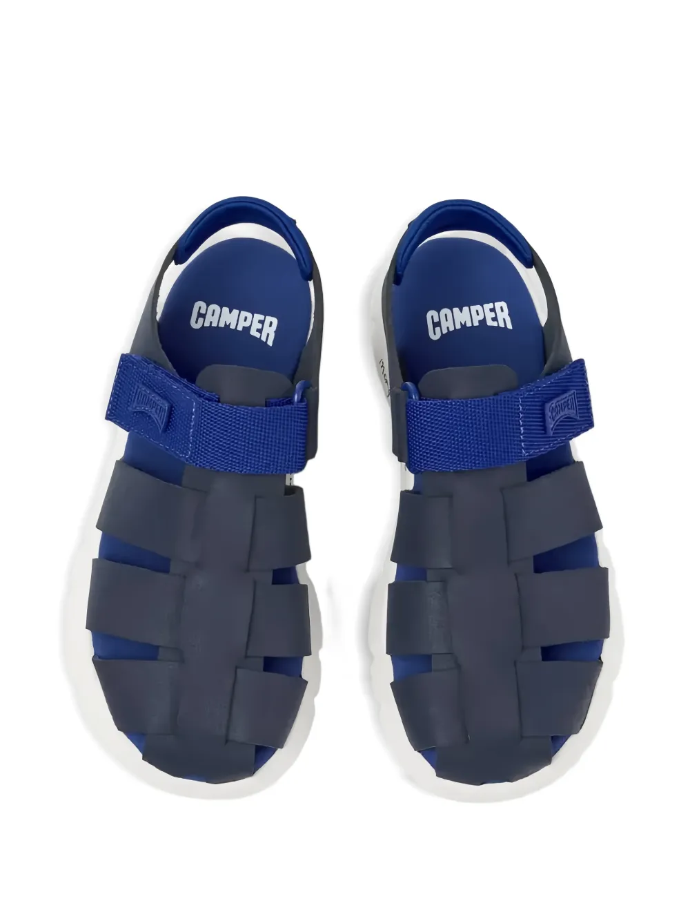 Camper Kids Oruga cut-out sandals Blauw