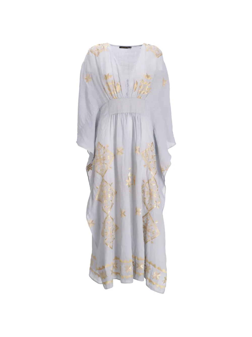 GREEK ARCHAIC KORI Lefkada kaftan - Blu