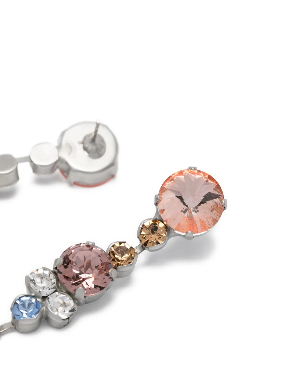  Forte Forte Crystal-pendant Earrings - Silver 