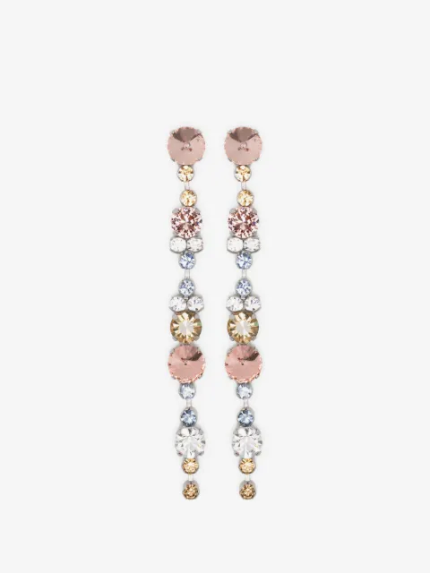 Forte Forte aretes con dije de cristal