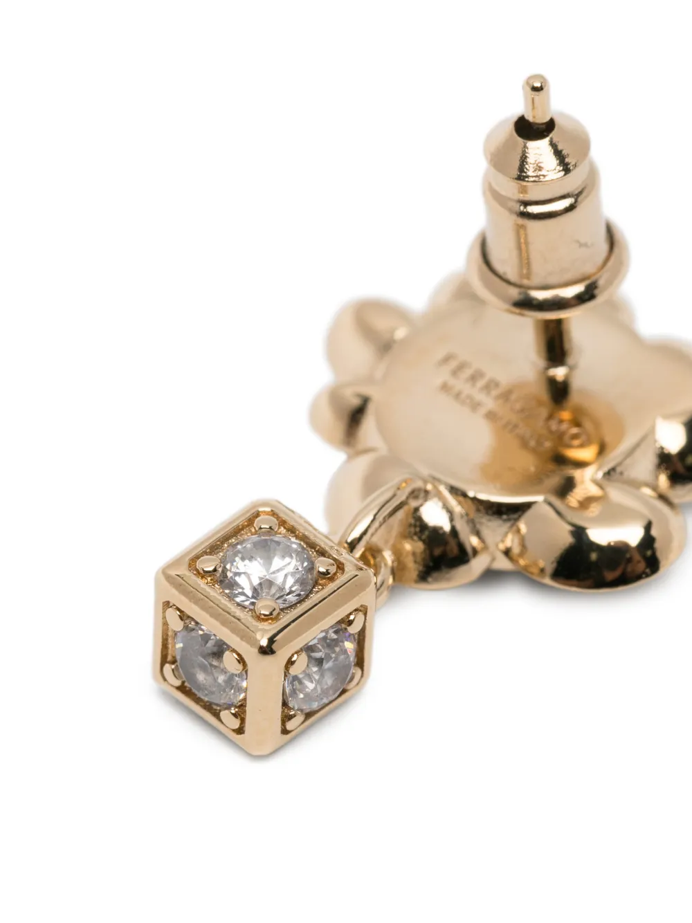 crystal-embellishment earrings