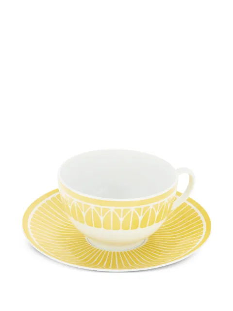 Christofle plato y taza Malmaison Riviera