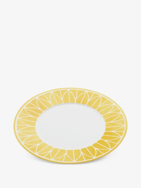 Christofle riviera leaf motif dinner plate