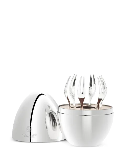Christofle Mood Yummy dessert forks (set of six)