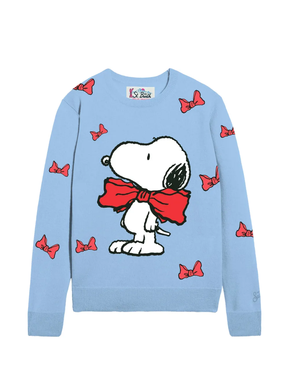 MC2 Saint Barth bow graphic snoopy top - Blu