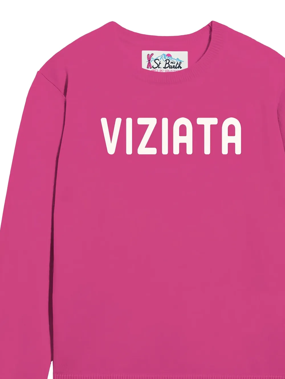  Mc2 Saint Barth Kids Top Estampado - Rosa 