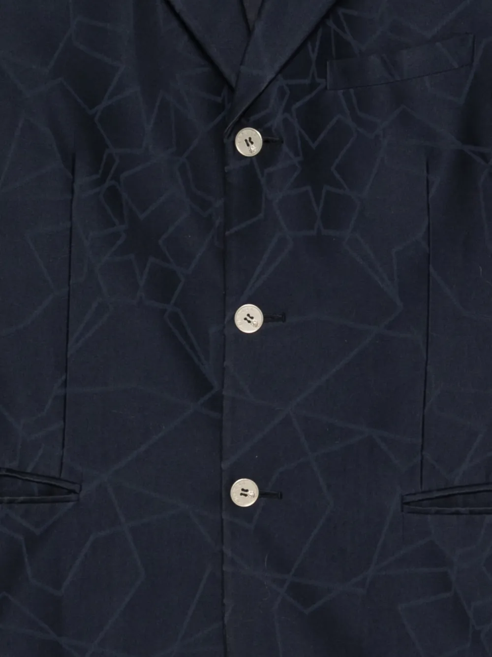  Versace Pre-owned 1990s Printed Blazer - Blue 