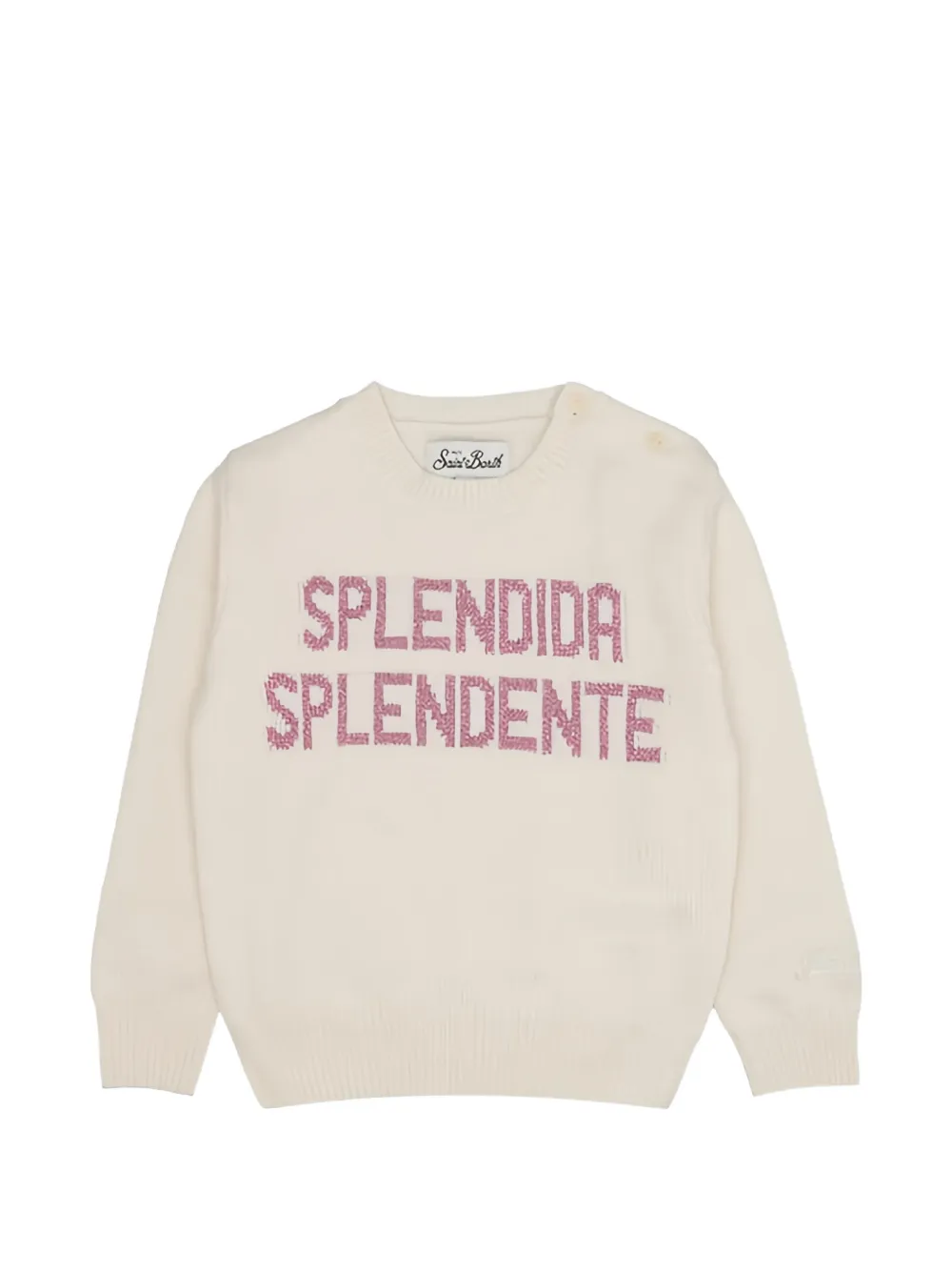 MC2 Saint Barth printed baby top - Toni neutri